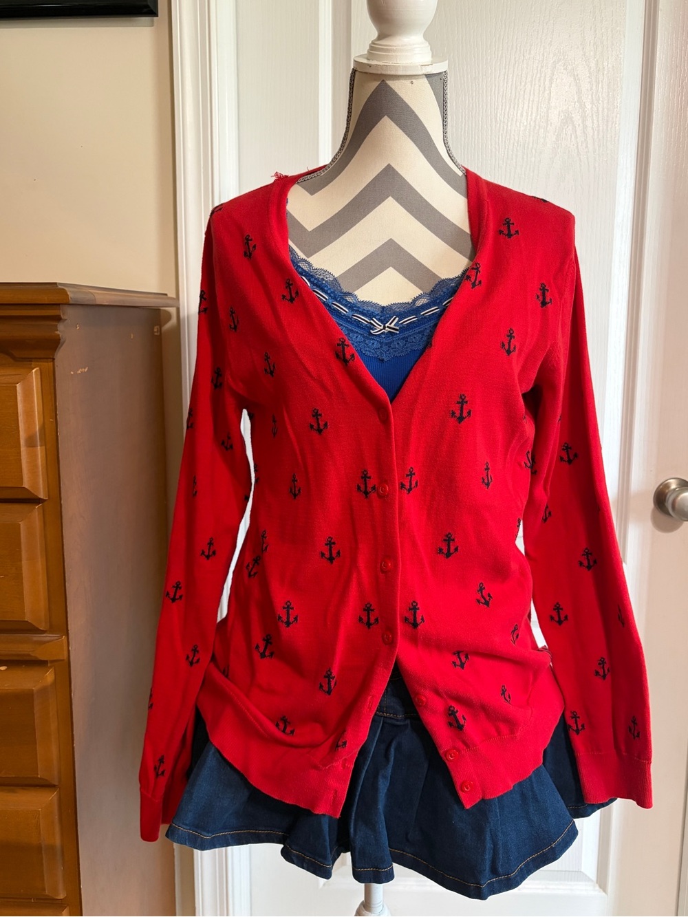 Vintage Tommy Hilfiger Anchor Cardigan